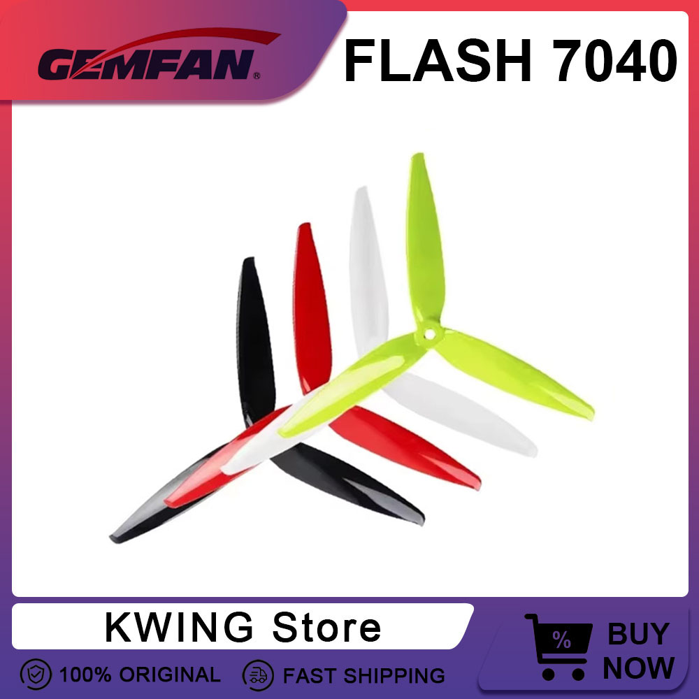4Pairs / 6Pairs Gemfan Flash 7 - огляд і ціна Drone Kit Long Range