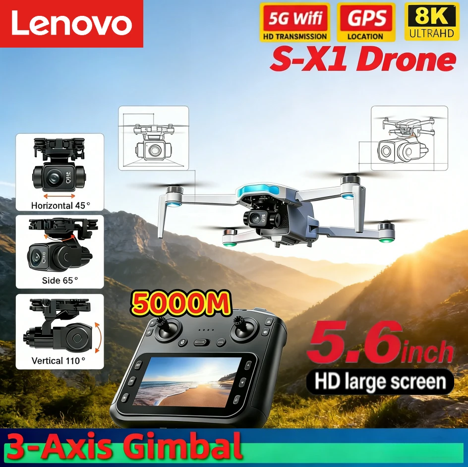 Lenovo GPS S-X1 Drone Three-ax - огляд і ціна Drone Kit Fpv
