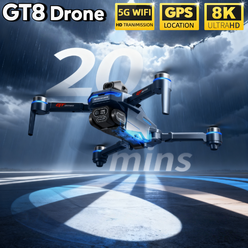 For Genuine GT8 Drone 4K Profe - огляд і ціна Drone Kit Long Range