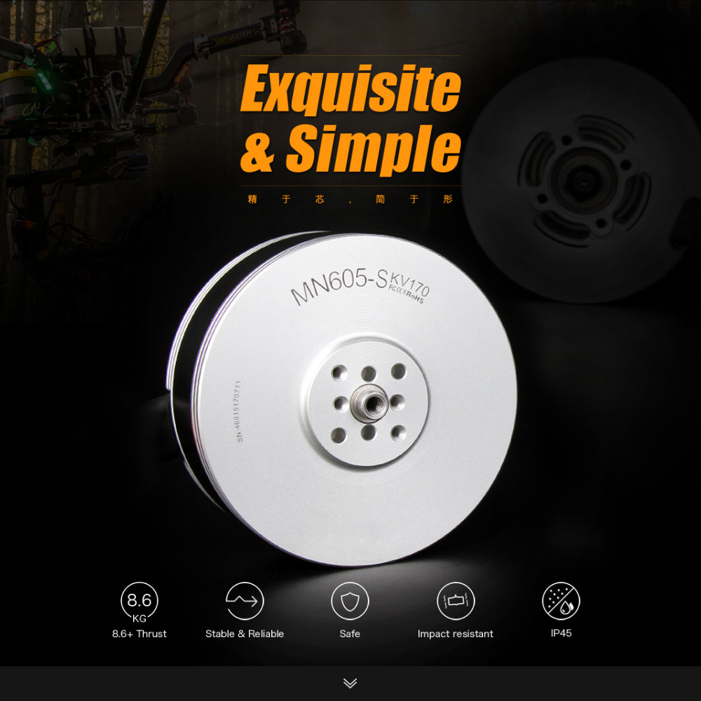 T-MOTOR 2PCS/SET Brushless Mot - огляд і ціна Drone Kit Waterproof
