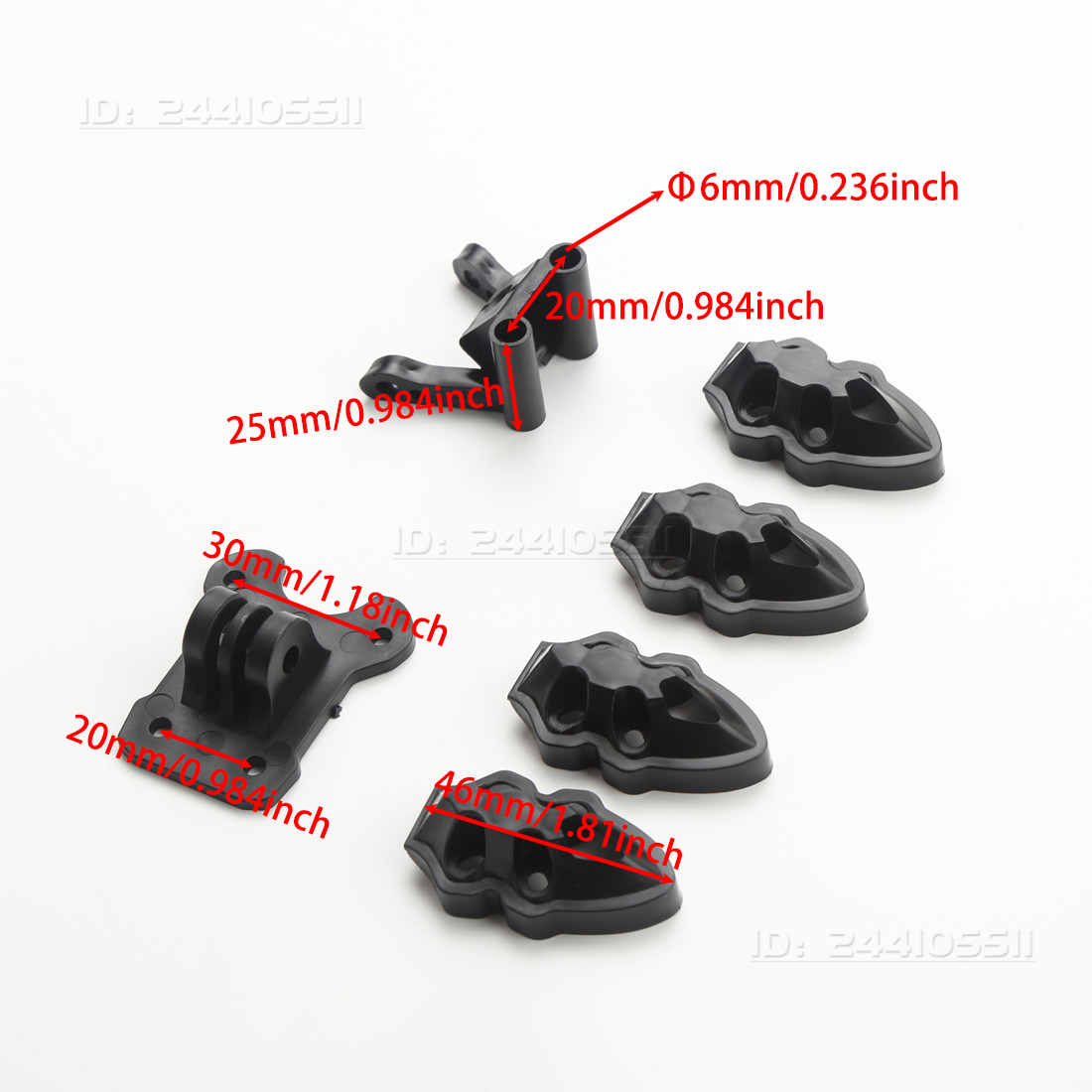 FPV Drone Frame 3D Printed Set - огляд і ціна Drone Kit Racing