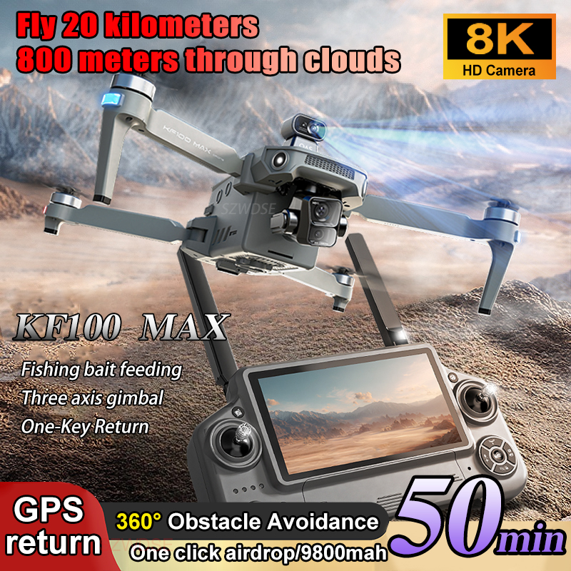 SJRC KF100 MAX 8K UHD Photo HD - огляд і ціна Drone Kit Professional