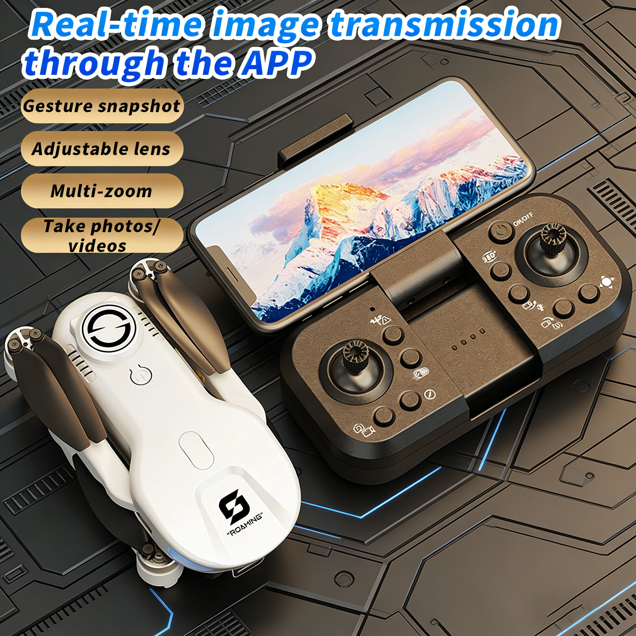 HD 8K Professional GPS Drone w - огляд і ціна Drone Kit Hexacopter