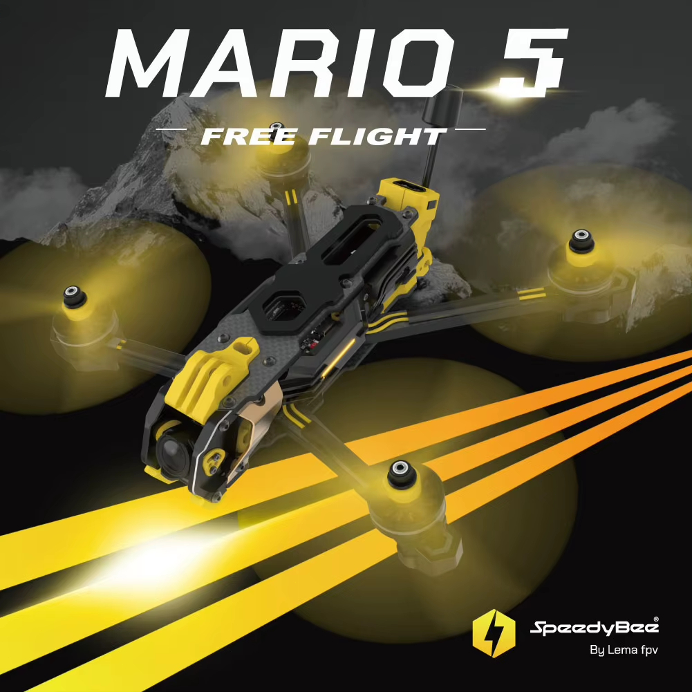 SpeedyBee Mario 5 Frame 5 Inch - огляд і ціна Drone Kit Build Yourself